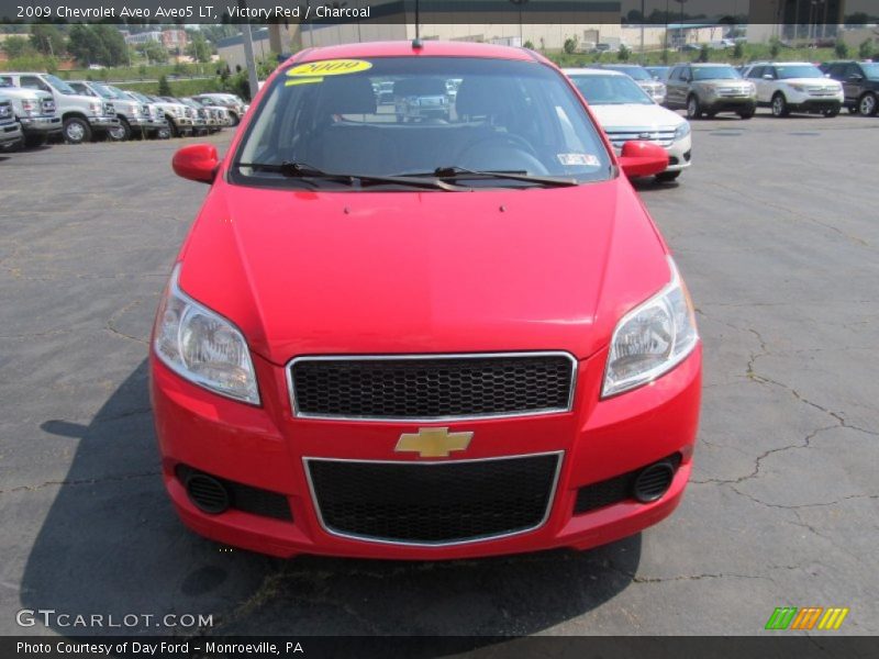 Victory Red / Charcoal 2009 Chevrolet Aveo Aveo5 LT