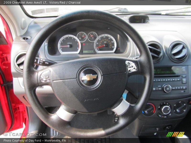 Victory Red / Charcoal 2009 Chevrolet Aveo Aveo5 LT