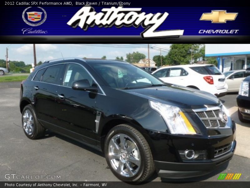 Black Raven / Titanium/Ebony 2012 Cadillac SRX Performance AWD