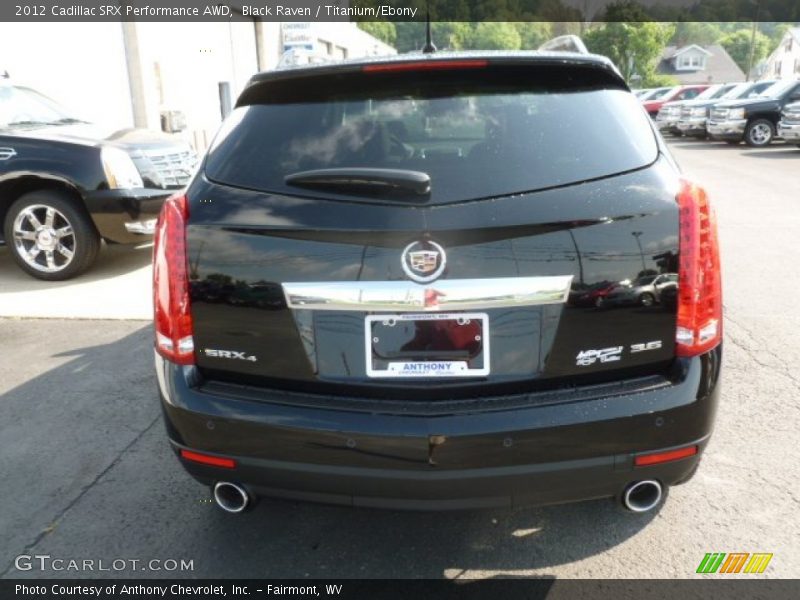 Black Raven / Titanium/Ebony 2012 Cadillac SRX Performance AWD
