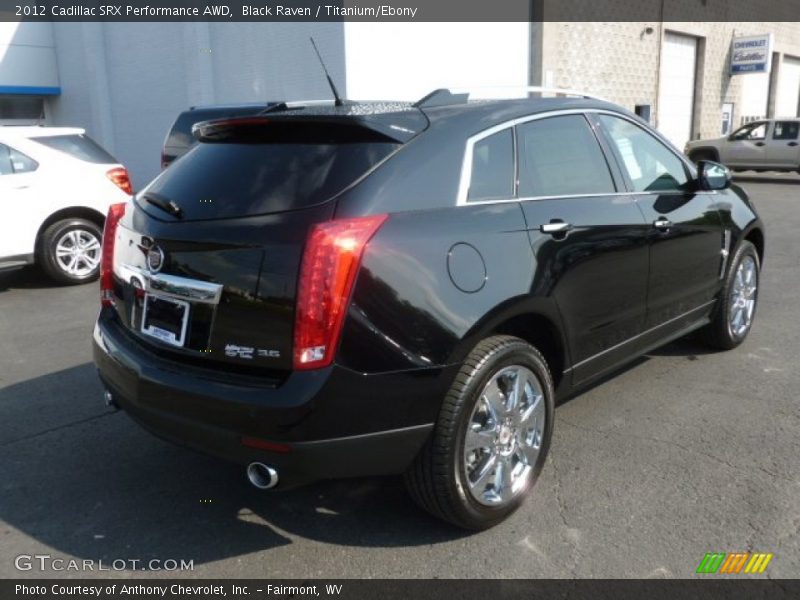 Black Raven / Titanium/Ebony 2012 Cadillac SRX Performance AWD