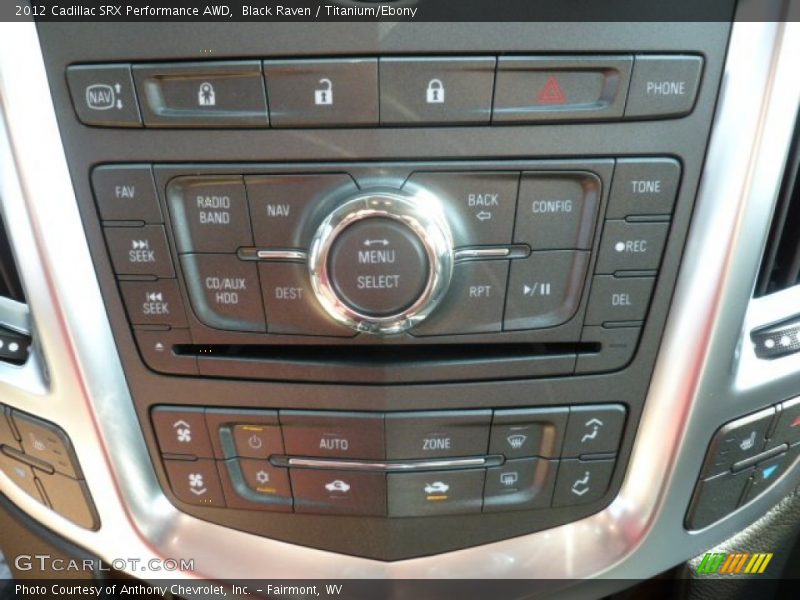 Black Raven / Titanium/Ebony 2012 Cadillac SRX Performance AWD