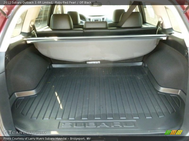 Ruby Red Pearl / Off Black 2012 Subaru Outback 3.6R Limited