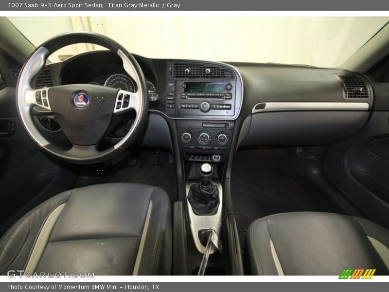 Titan Gray Metallic / Gray 2007 Saab 9-3 Aero Sport Sedan
