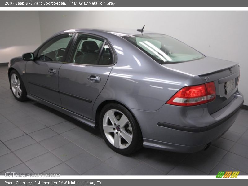 Titan Gray Metallic / Gray 2007 Saab 9-3 Aero Sport Sedan