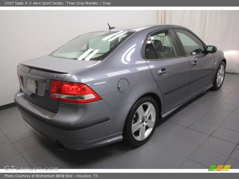 Titan Gray Metallic / Gray 2007 Saab 9-3 Aero Sport Sedan