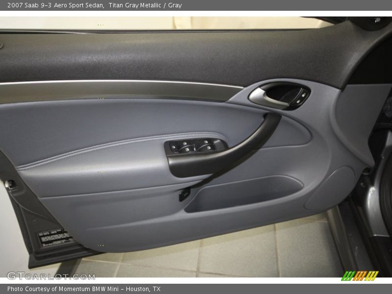 Titan Gray Metallic / Gray 2007 Saab 9-3 Aero Sport Sedan