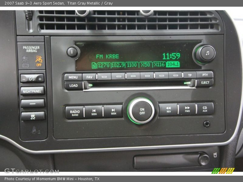 Titan Gray Metallic / Gray 2007 Saab 9-3 Aero Sport Sedan