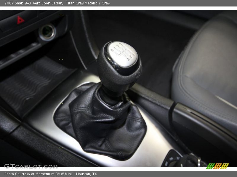 Titan Gray Metallic / Gray 2007 Saab 9-3 Aero Sport Sedan