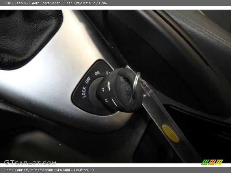 Titan Gray Metallic / Gray 2007 Saab 9-3 Aero Sport Sedan