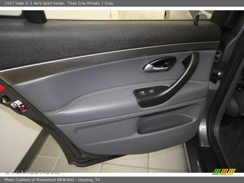 Titan Gray Metallic / Gray 2007 Saab 9-3 Aero Sport Sedan