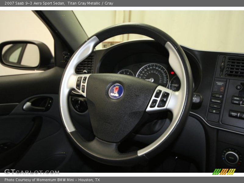 Titan Gray Metallic / Gray 2007 Saab 9-3 Aero Sport Sedan