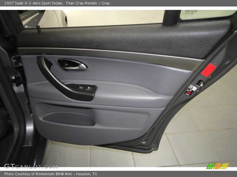 Titan Gray Metallic / Gray 2007 Saab 9-3 Aero Sport Sedan