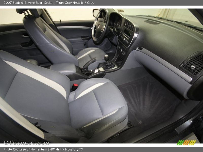Titan Gray Metallic / Gray 2007 Saab 9-3 Aero Sport Sedan