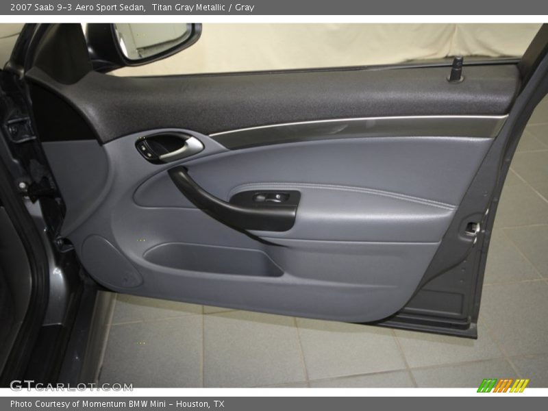Titan Gray Metallic / Gray 2007 Saab 9-3 Aero Sport Sedan