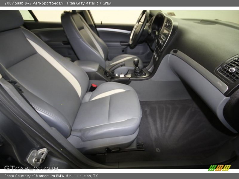 Titan Gray Metallic / Gray 2007 Saab 9-3 Aero Sport Sedan