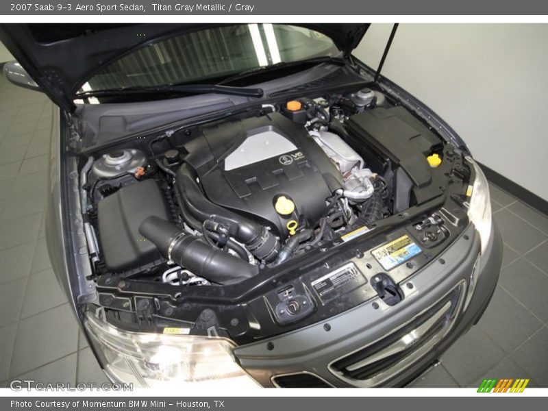 Titan Gray Metallic / Gray 2007 Saab 9-3 Aero Sport Sedan