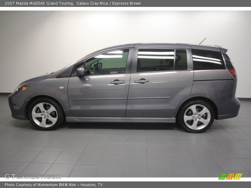 Galaxy Gray Mica / Espresso Brown 2007 Mazda MAZDA5 Grand Touring