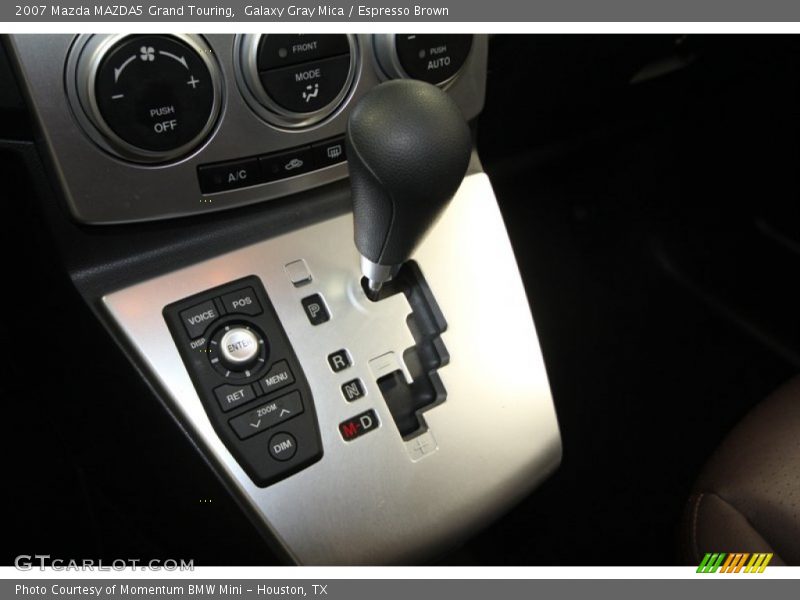Galaxy Gray Mica / Espresso Brown 2007 Mazda MAZDA5 Grand Touring
