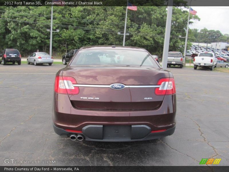Cinnamon Metallic / Charcoal Black 2012 Ford Taurus SEL