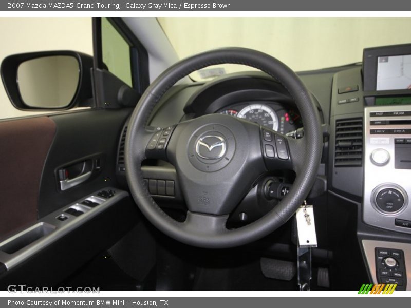 Galaxy Gray Mica / Espresso Brown 2007 Mazda MAZDA5 Grand Touring