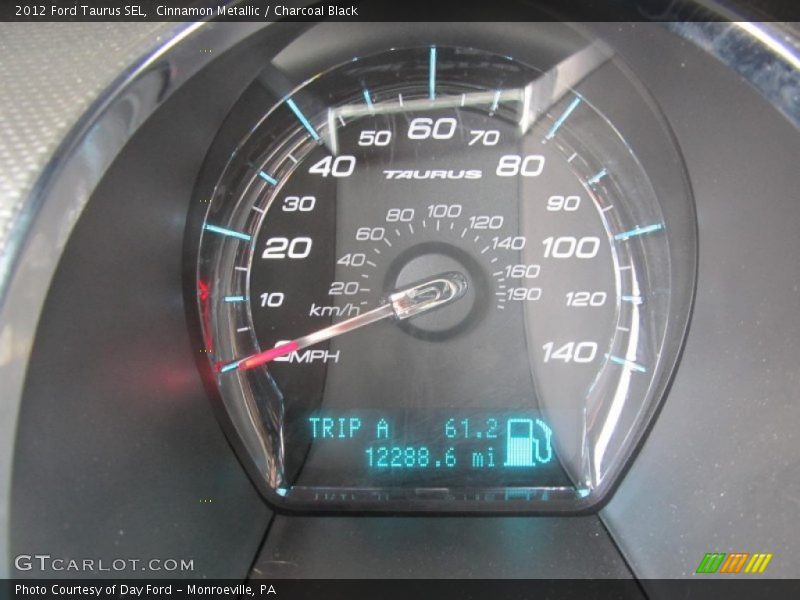 Cinnamon Metallic / Charcoal Black 2012 Ford Taurus SEL