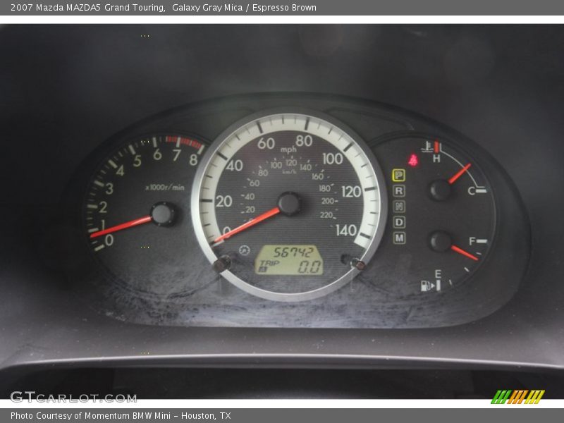 Galaxy Gray Mica / Espresso Brown 2007 Mazda MAZDA5 Grand Touring