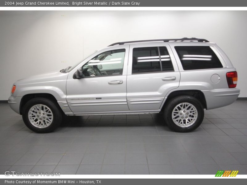 Bright Silver Metallic / Dark Slate Gray 2004 Jeep Grand Cherokee Limited