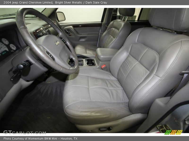 Bright Silver Metallic / Dark Slate Gray 2004 Jeep Grand Cherokee Limited
