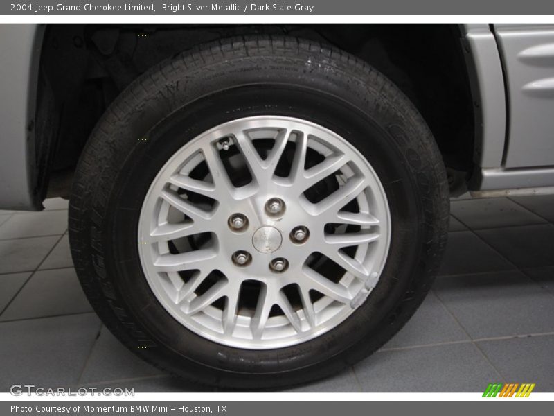 Bright Silver Metallic / Dark Slate Gray 2004 Jeep Grand Cherokee Limited