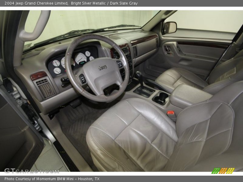 Bright Silver Metallic / Dark Slate Gray 2004 Jeep Grand Cherokee Limited