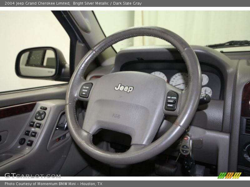 Bright Silver Metallic / Dark Slate Gray 2004 Jeep Grand Cherokee Limited