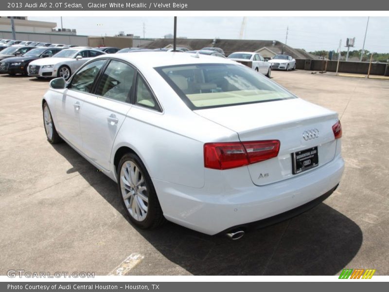 Glacier White Metallic / Velvet Beige 2013 Audi A6 2.0T Sedan