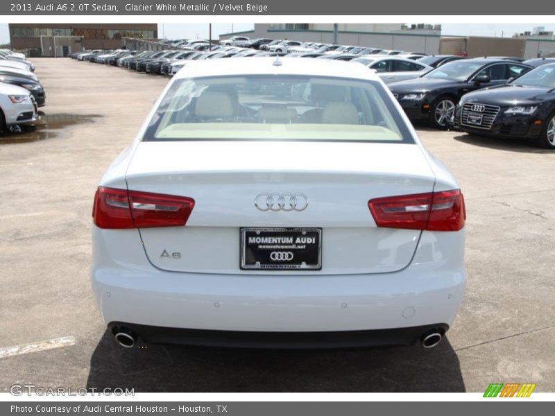 Glacier White Metallic / Velvet Beige 2013 Audi A6 2.0T Sedan