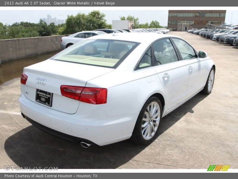 Glacier White Metallic / Velvet Beige 2013 Audi A6 2.0T Sedan