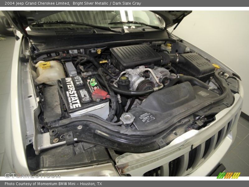 Bright Silver Metallic / Dark Slate Gray 2004 Jeep Grand Cherokee Limited