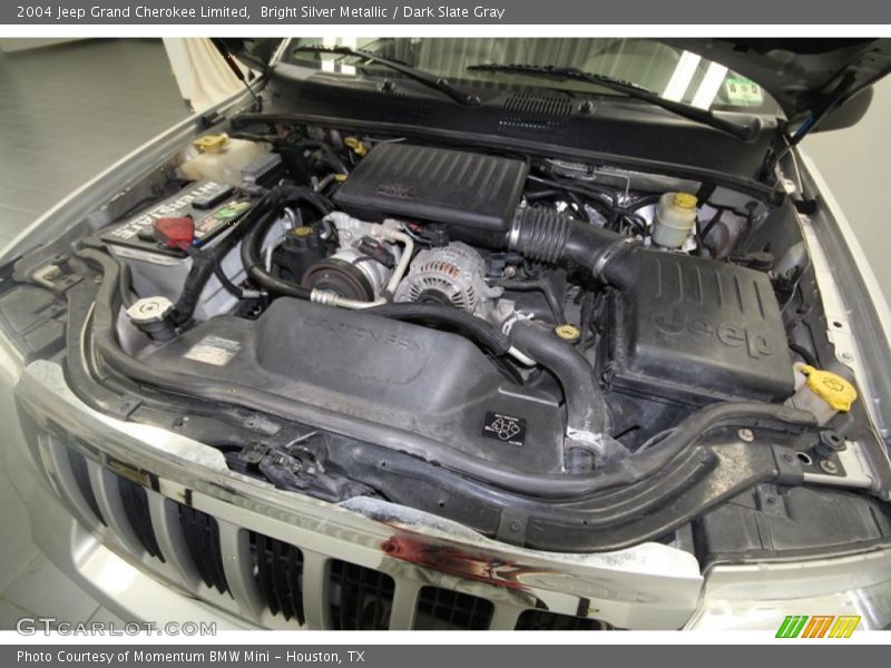 Bright Silver Metallic / Dark Slate Gray 2004 Jeep Grand Cherokee Limited