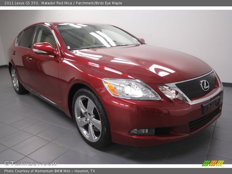 Matador Red Mica / Parchment/Birds Eye Maple 2011 Lexus GS 350