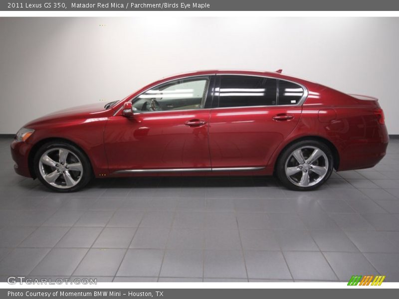 Matador Red Mica / Parchment/Birds Eye Maple 2011 Lexus GS 350