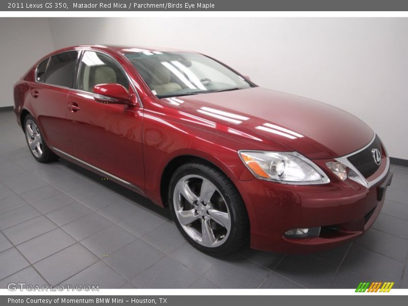 Matador Red Mica / Parchment/Birds Eye Maple 2011 Lexus GS 350