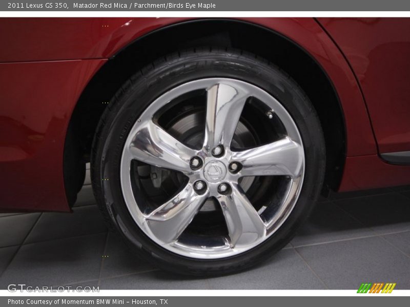 Matador Red Mica / Parchment/Birds Eye Maple 2011 Lexus GS 350