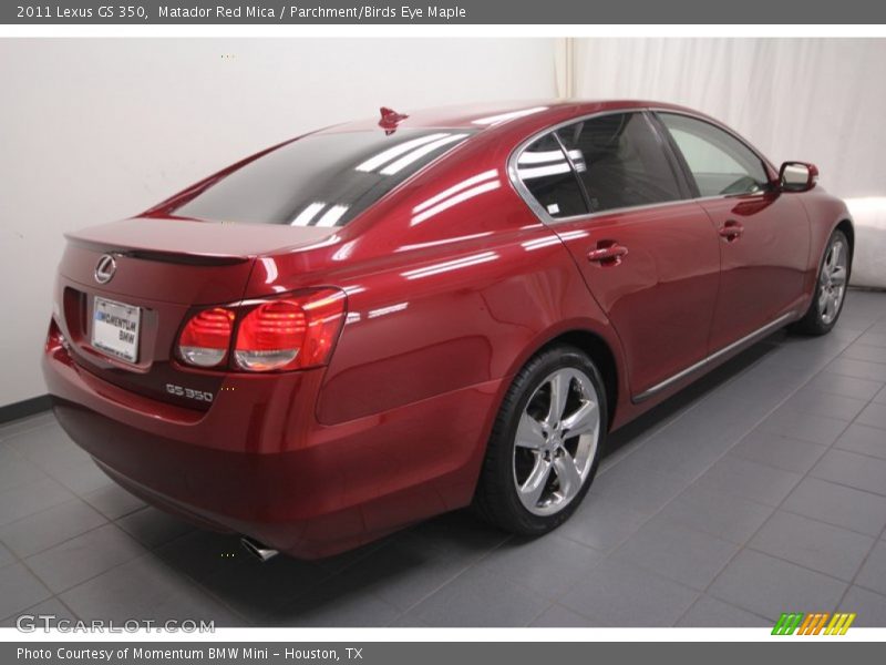 Matador Red Mica / Parchment/Birds Eye Maple 2011 Lexus GS 350