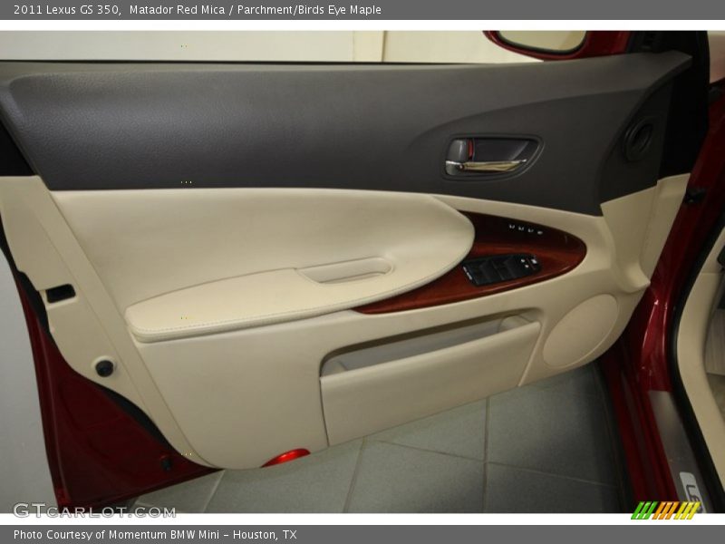 Matador Red Mica / Parchment/Birds Eye Maple 2011 Lexus GS 350