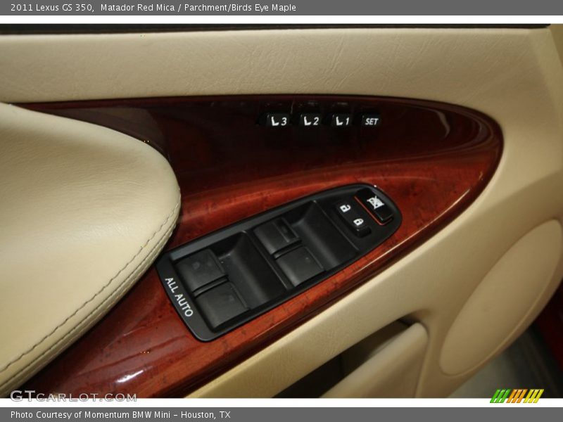 Matador Red Mica / Parchment/Birds Eye Maple 2011 Lexus GS 350