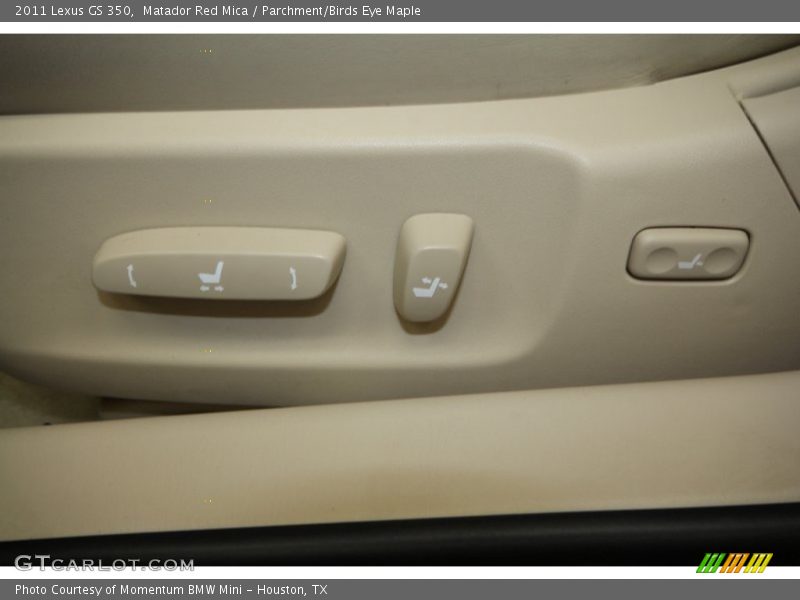 Matador Red Mica / Parchment/Birds Eye Maple 2011 Lexus GS 350