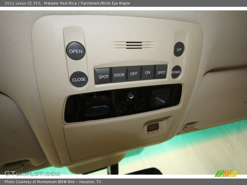 Matador Red Mica / Parchment/Birds Eye Maple 2011 Lexus GS 350