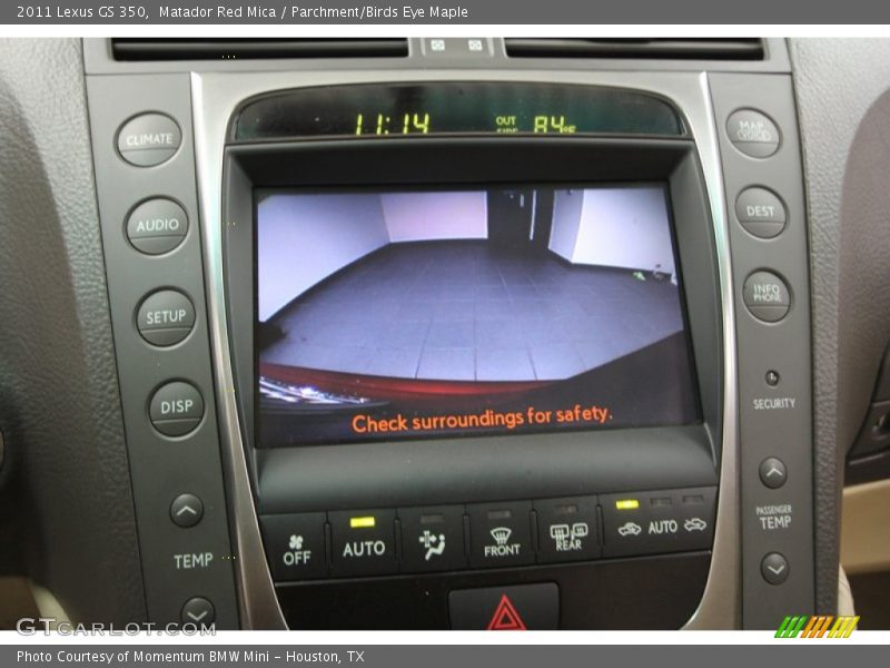 Matador Red Mica / Parchment/Birds Eye Maple 2011 Lexus GS 350
