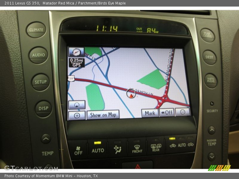 Matador Red Mica / Parchment/Birds Eye Maple 2011 Lexus GS 350
