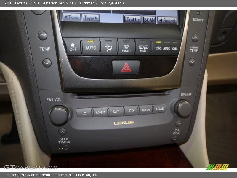 Matador Red Mica / Parchment/Birds Eye Maple 2011 Lexus GS 350