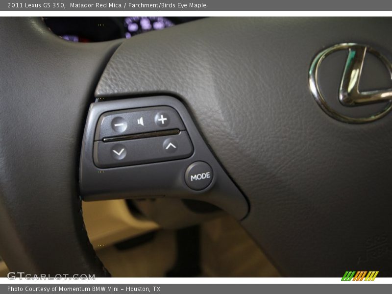 Matador Red Mica / Parchment/Birds Eye Maple 2011 Lexus GS 350